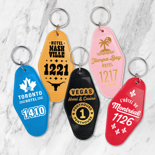 Hotel Keychains • Heated Rivalry