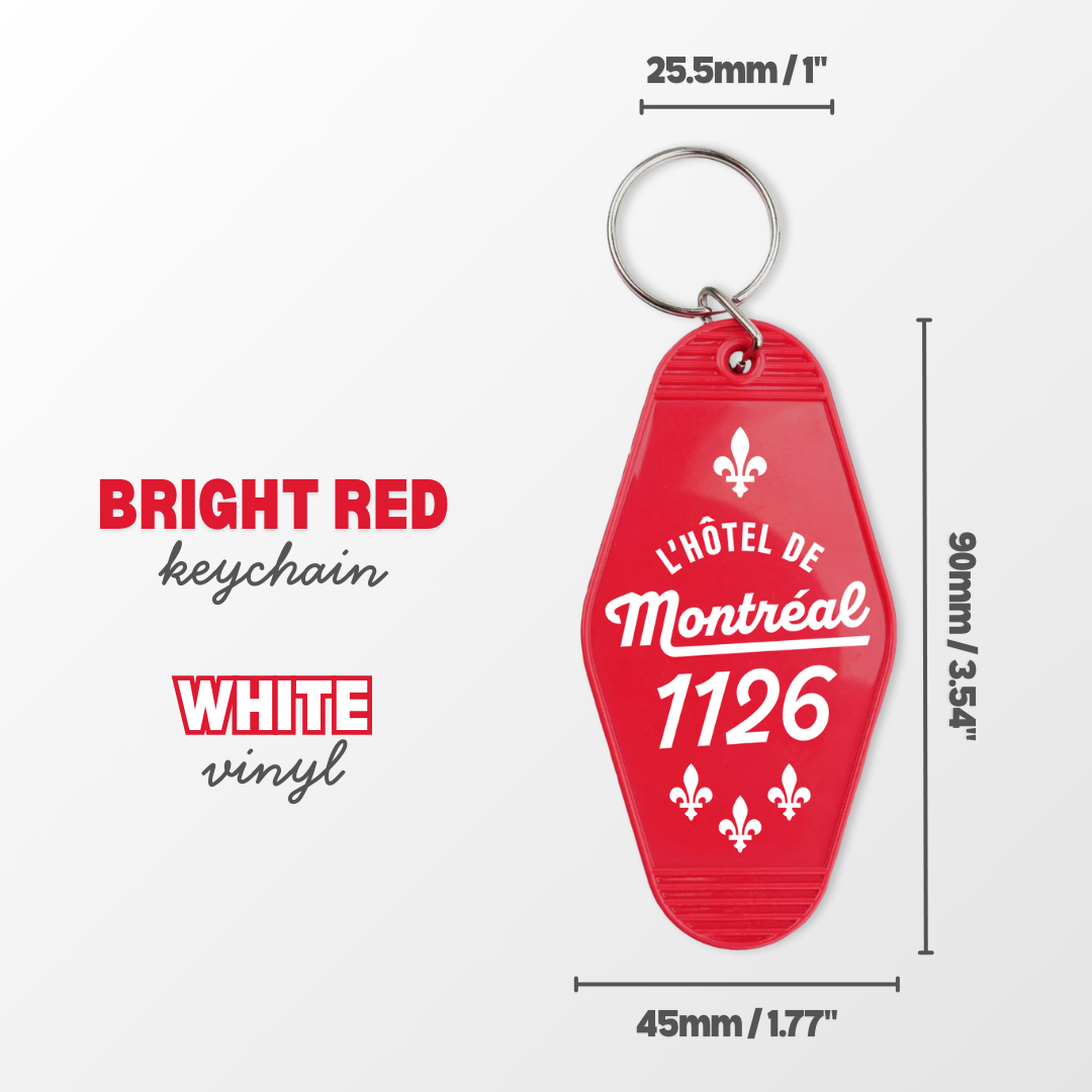 Hotel Keychains • Heated Rivalry