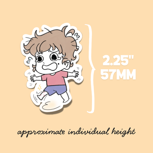 HR Illustrated • Heated Rivalry • Sticker Sheet