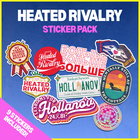 Heated Rivalry • Shane Hollander + Ilya Rozanov • STICKER PACK