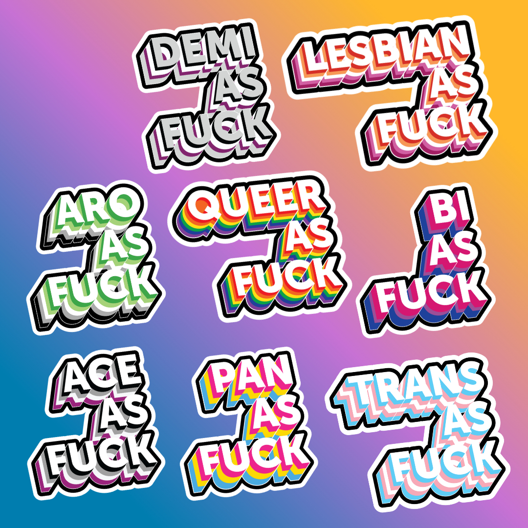 Pride AF • Stickers